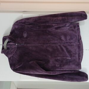 The North Face Fleece Full Zip Jacket In Plum Womens Sz xs